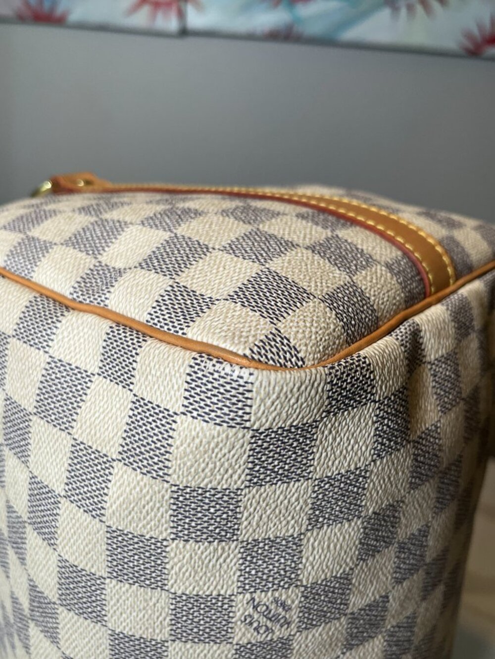 Louis Vuitton Speedy 30 Damier Azur w/ Lock Keys & Original Dust Bag - Picture 8 of 16